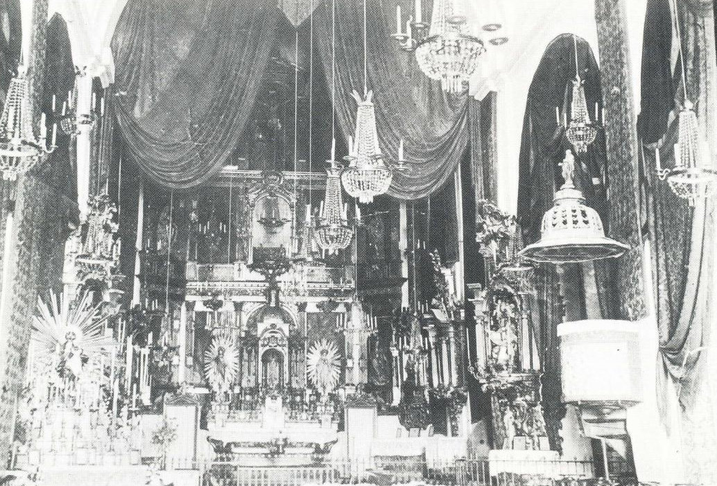 Retablo del altar mayor de la iglesia de Nuestra Señora de la Antigua