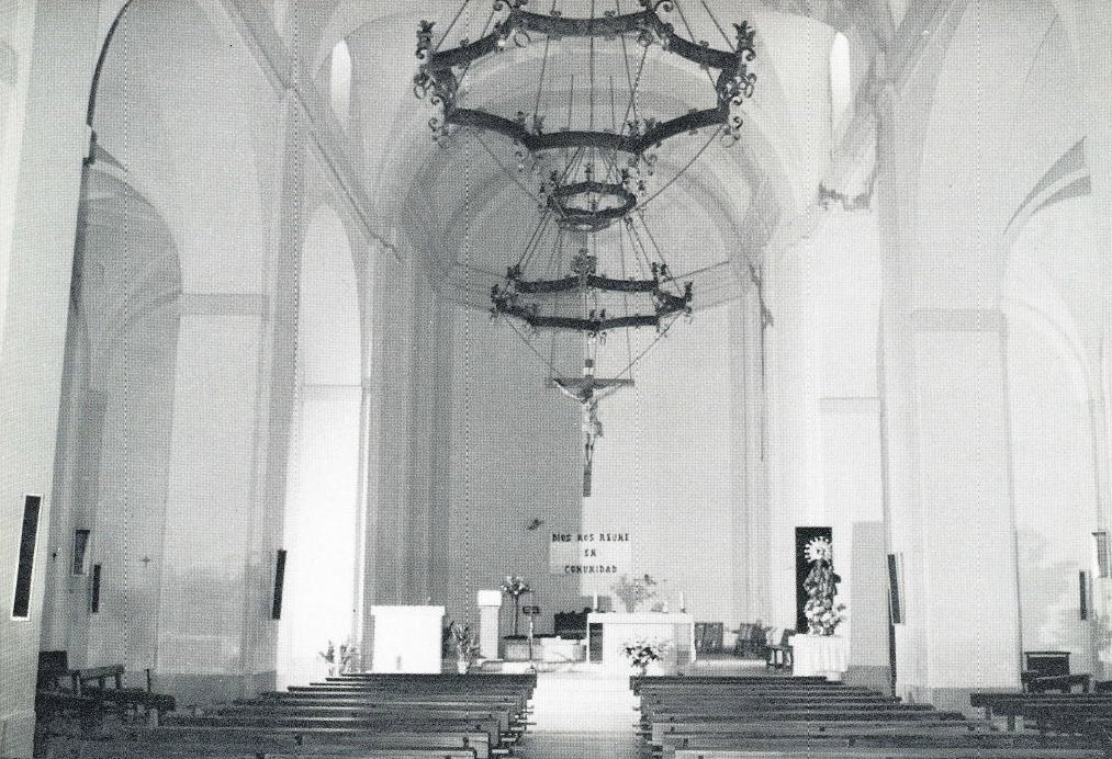 Retablo del altar mayor de la iglesia de Nuestra Señora de la Antigua - 1989