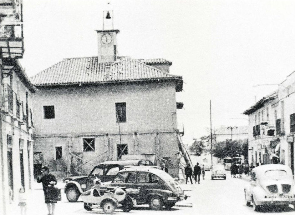 Vista posterior del Ayuntamiento de Vicálvaro - 1969