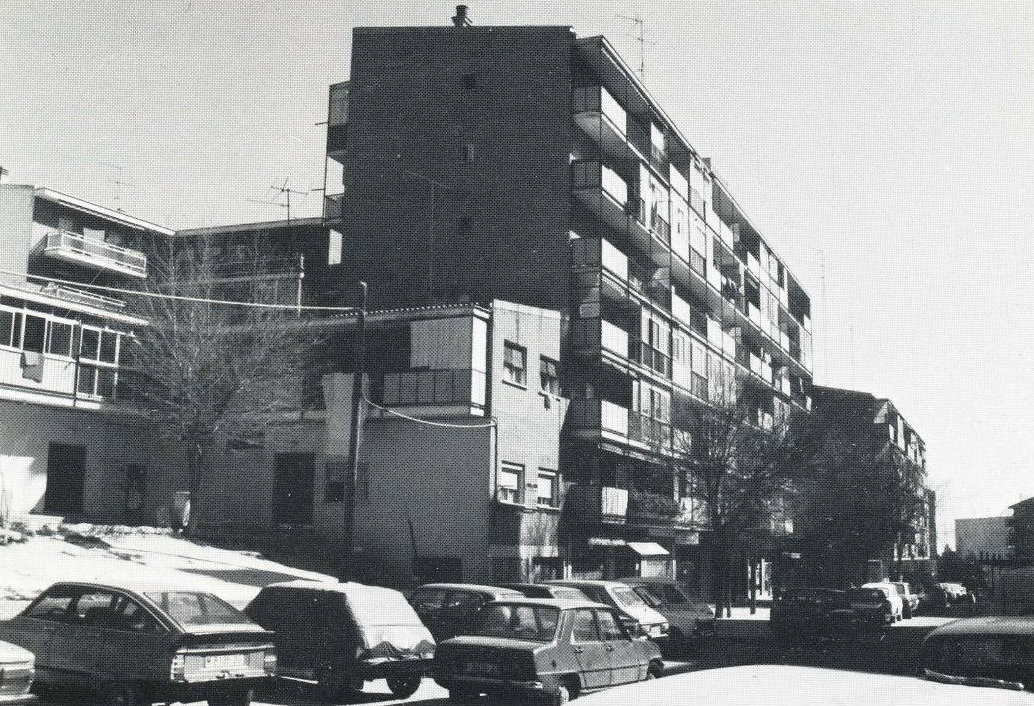 Vista del espacio que ocupaba el desaparecido convento (1989)